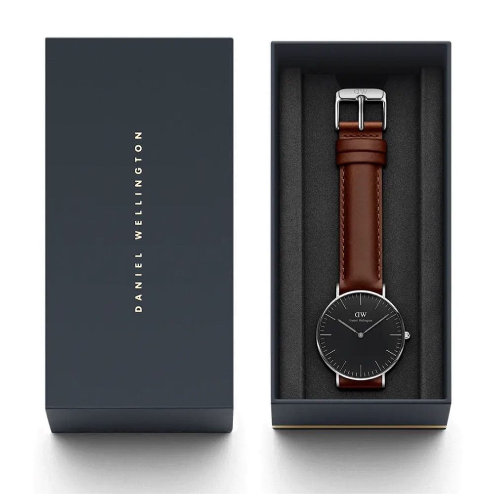 Daniel Wellington 36mm Classic St Mawes in Silver